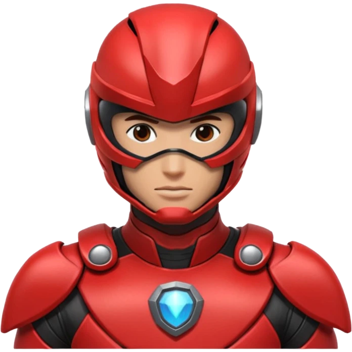 Red power ranger emoji