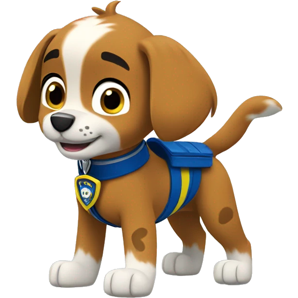 Chase paw patrol emoji