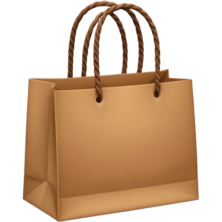 brown shopping bag emoji emoji
