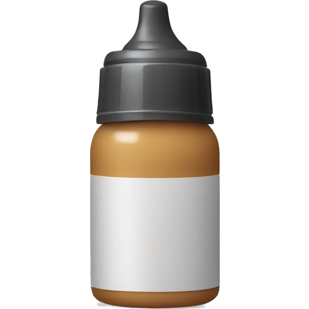 hair mousse in faceless bottle emoji