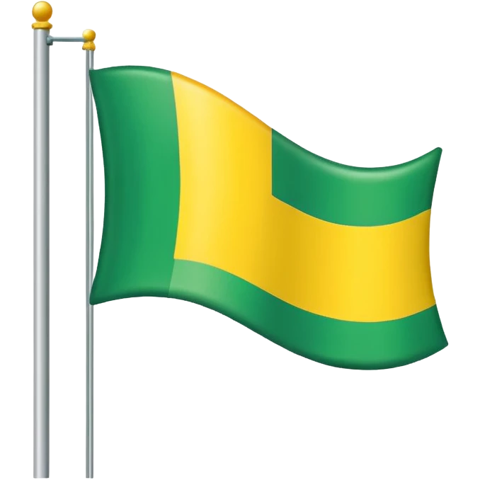 Yeşil sarı bayrak emoji emoji