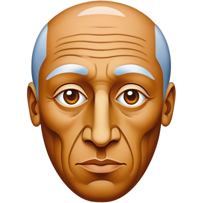 Cinematic Realistic Pablo Picasso Portrait Emoji, depicted as a visionary artist with abstract expressive features and a creative aura, rendered with rich textures and dynamic artistic lighting that captures his revolutionary spirit. emoji