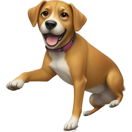 dog surfing emoji
