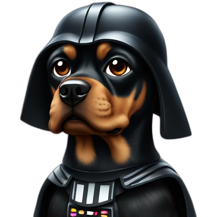 dog darth vader emoji