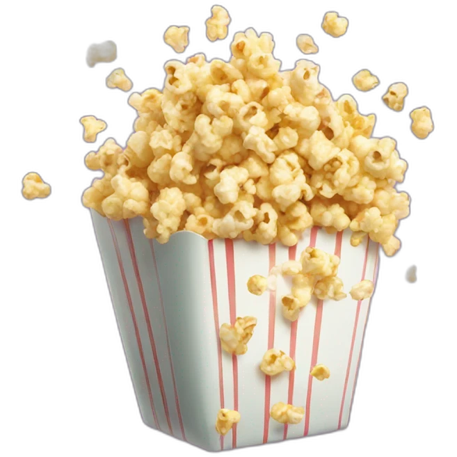 Sparkling popcorn emoji