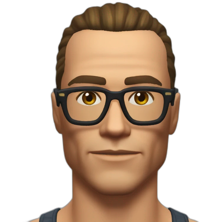 Sims4-jean-claude-vandamme+kick --no glasses emoji