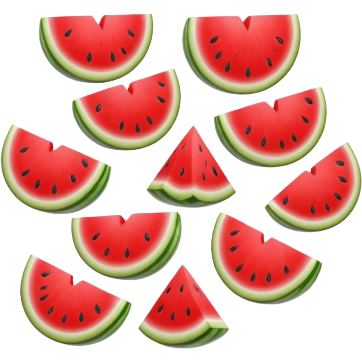 heart watermelon emoji