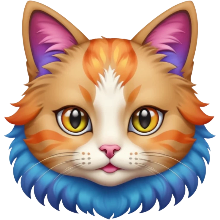 cat wearing makeup emoji