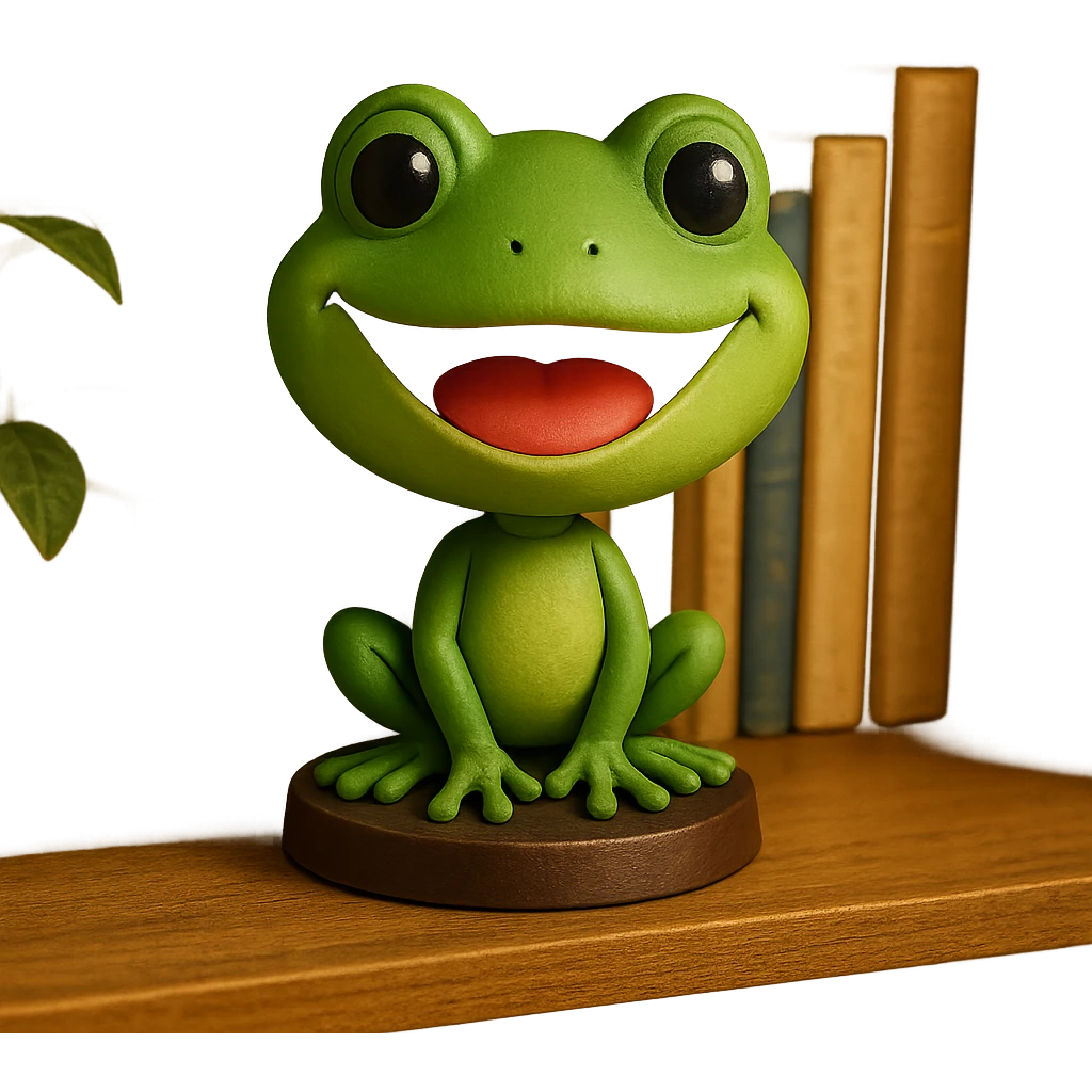 happy frog emoji