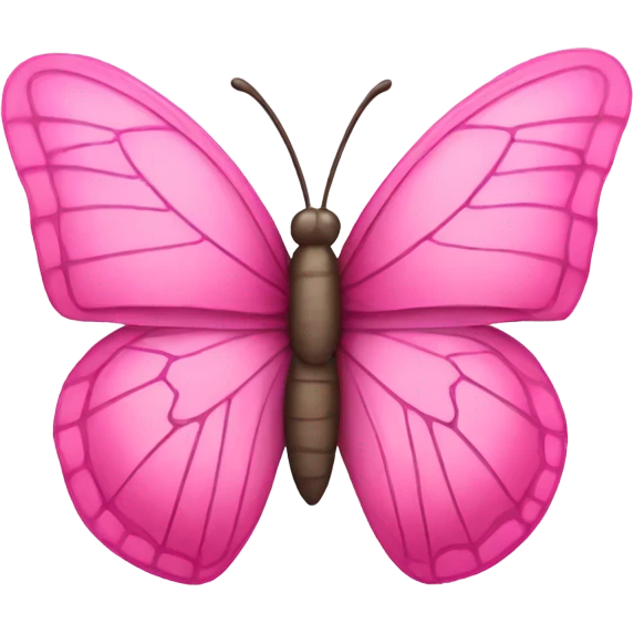 pink butterfly  emoji