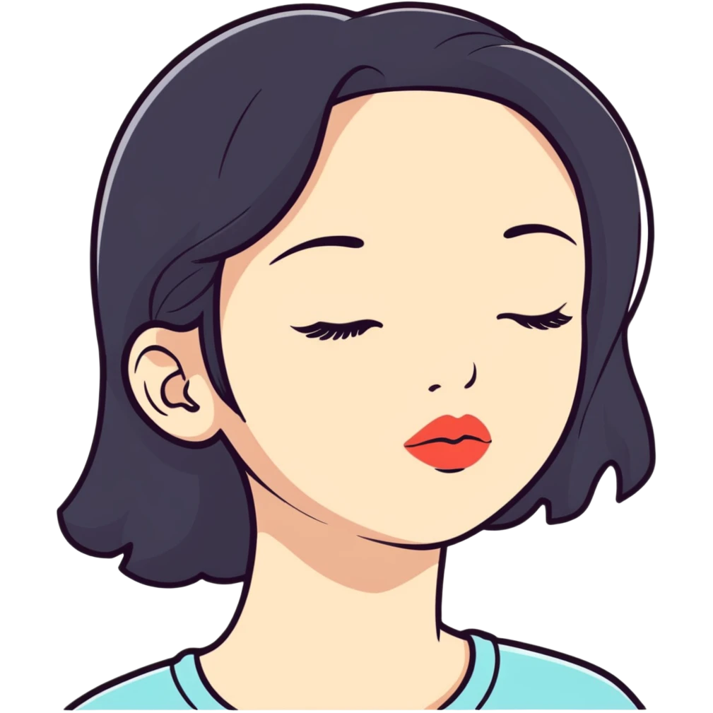 Girl kiss emoji
