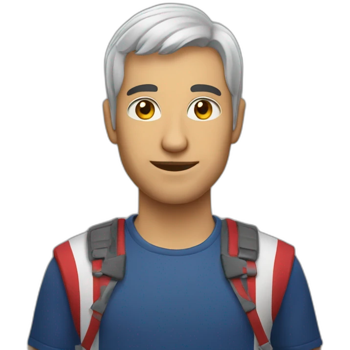 guy wearing otelu galati shirt emoji
