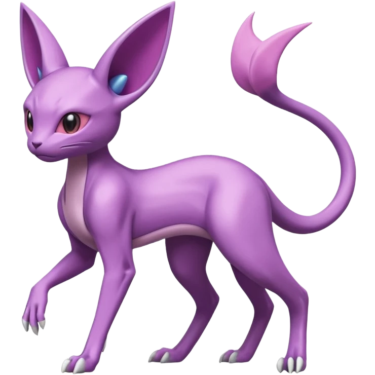Miraidon-Genesect-Espeon-Mewtwo-Fakémon-hybrid-creature (full body)  emoji