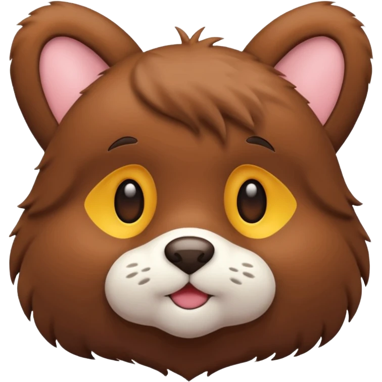 Labubu brown color emoji