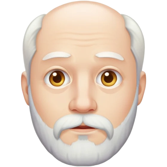 unhealthy  white chin beard emoji