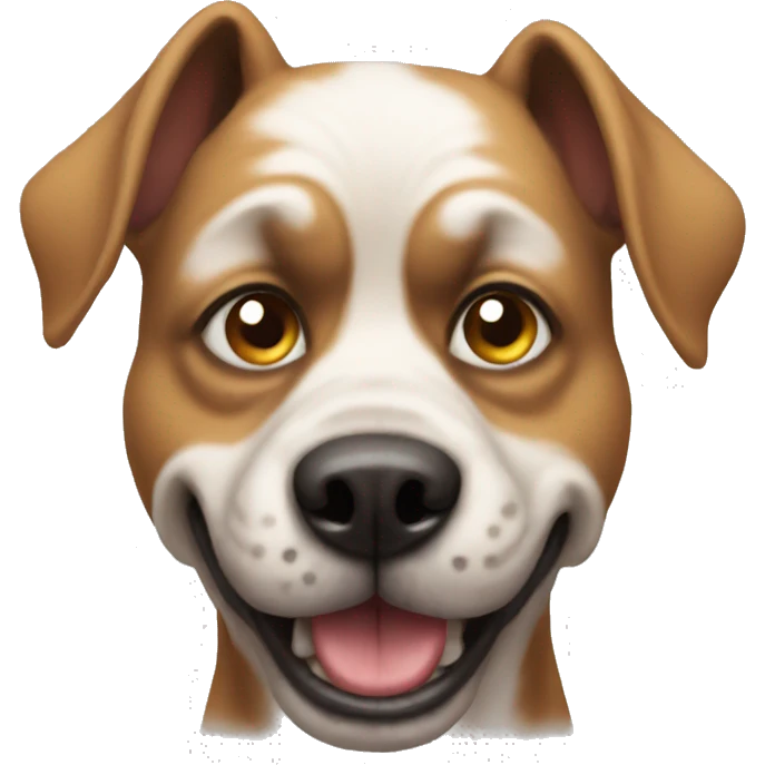 Ugly dog emoji