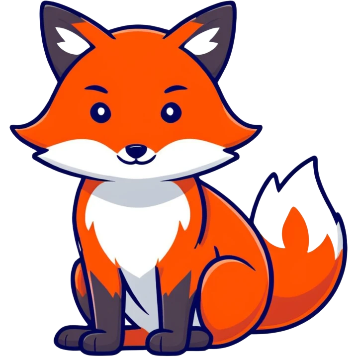 Group of Red fox emoji