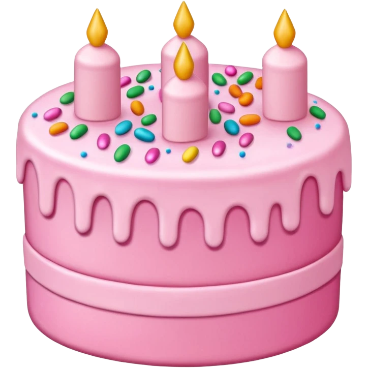 pink cake emoji