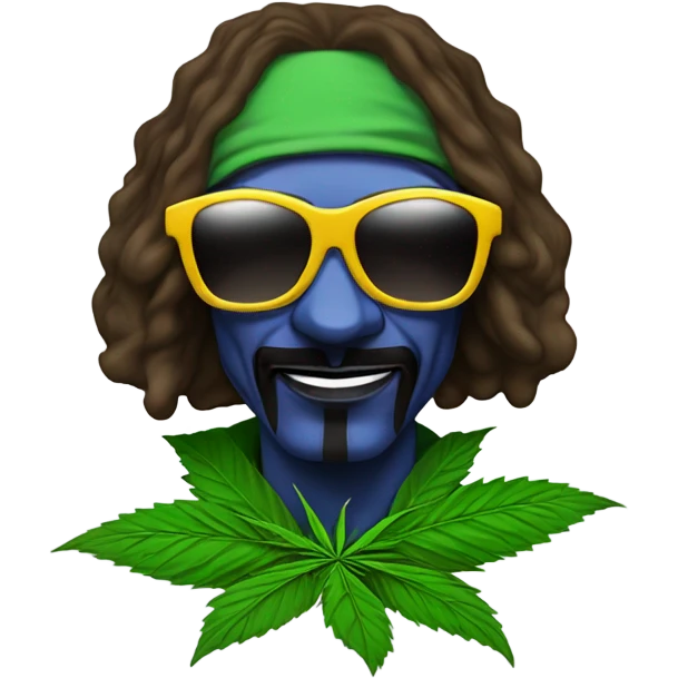 Snoop dog as weed avenger emoji