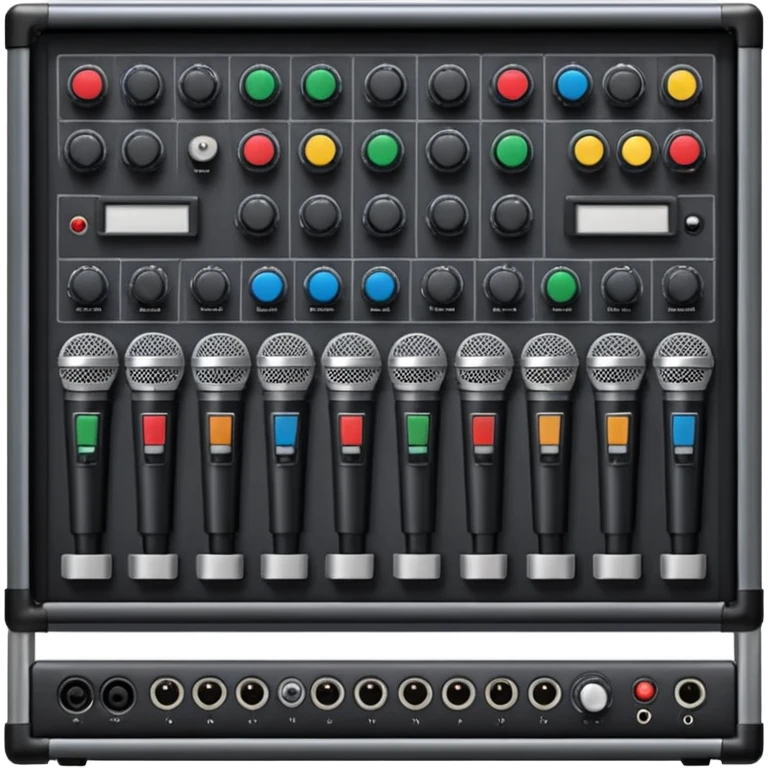 create a series of images for Theatre audio equipment Inventory  emoji