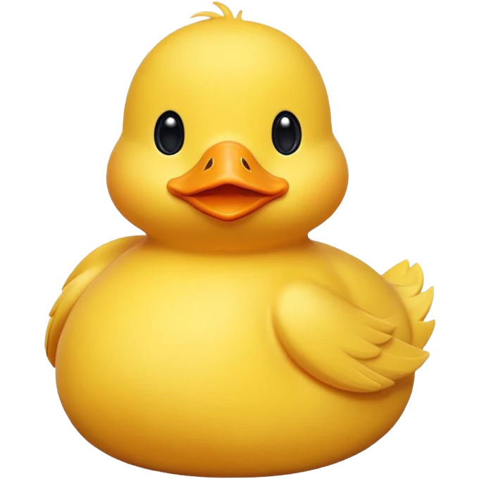 yellow duck with a big belly emoji