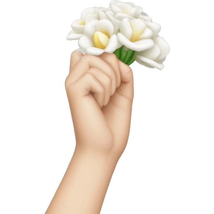 Bride hand emoji