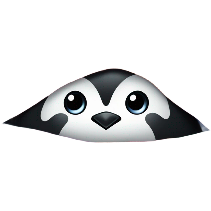 Penguin using blankets  emoji