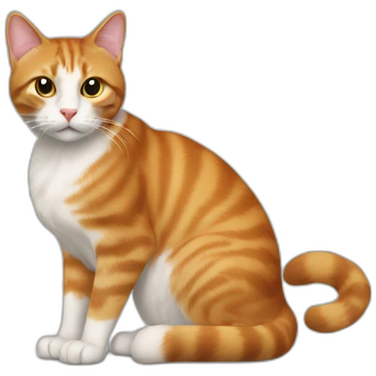 Cat de poil sérieux emoji