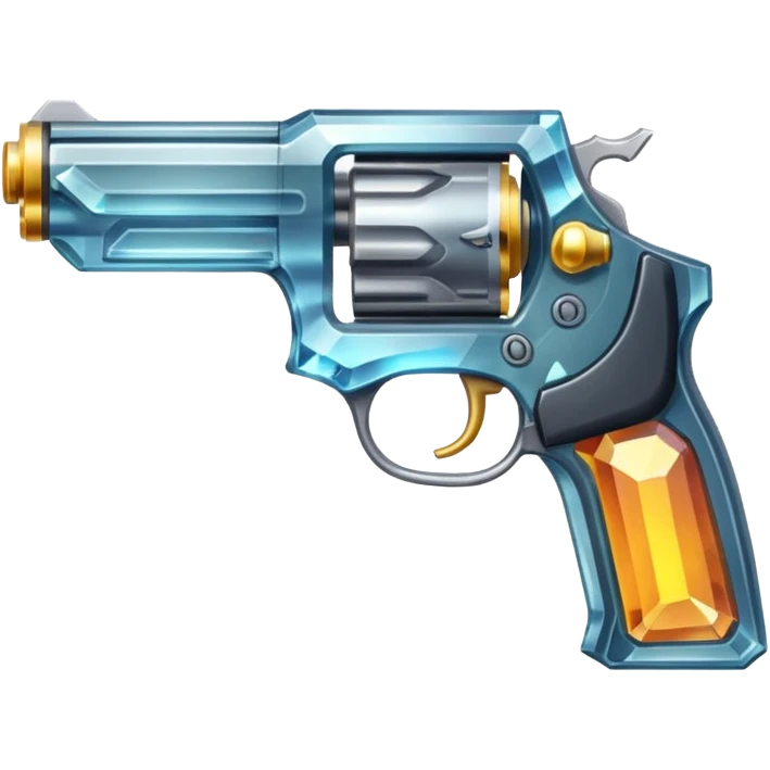 Crystal gun emoji