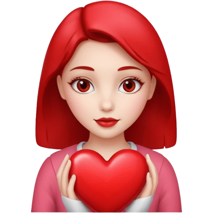Hot Girl Valentine emoji