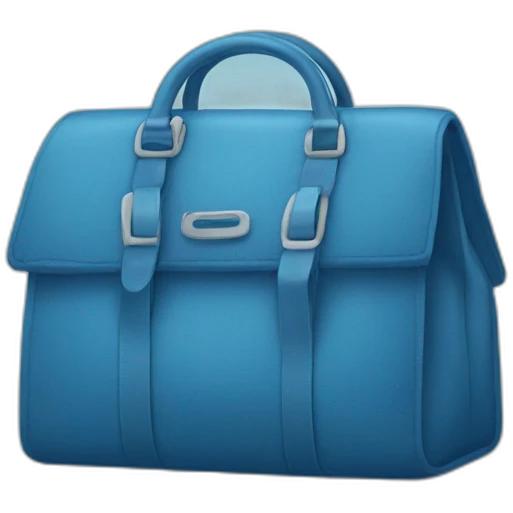 blue bag emoji