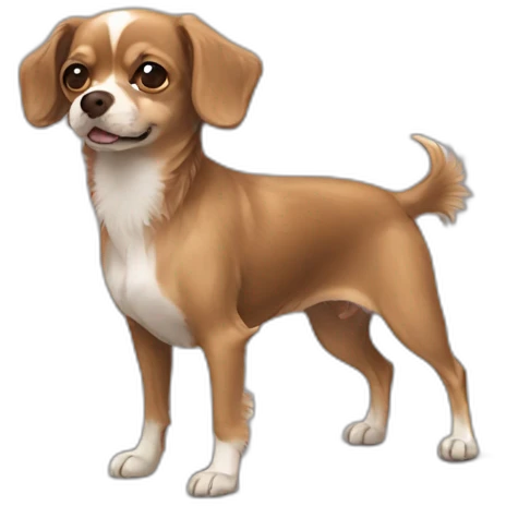 Brown Chihuahua spaniel emoji