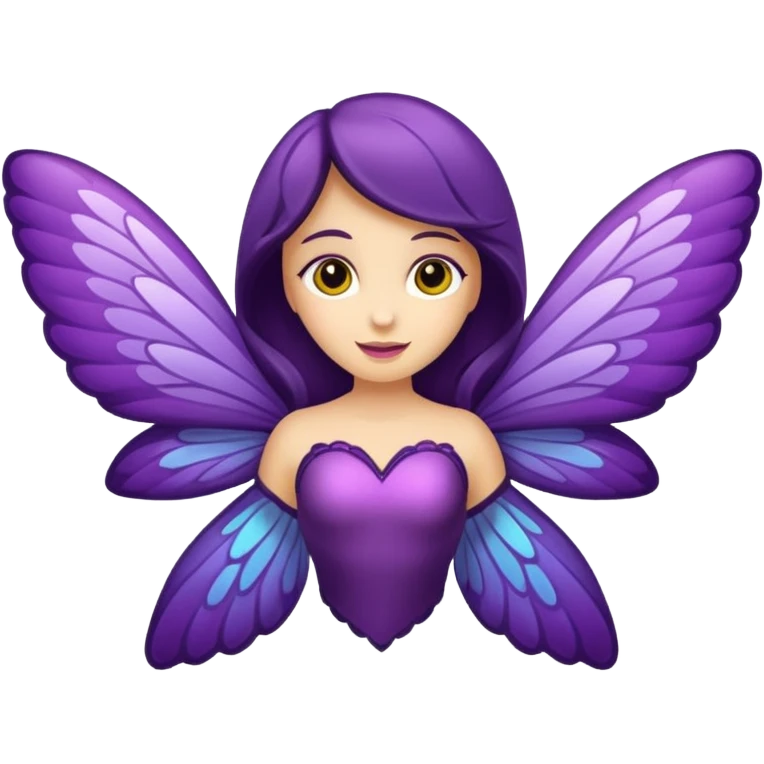 mariposa morada emoji
