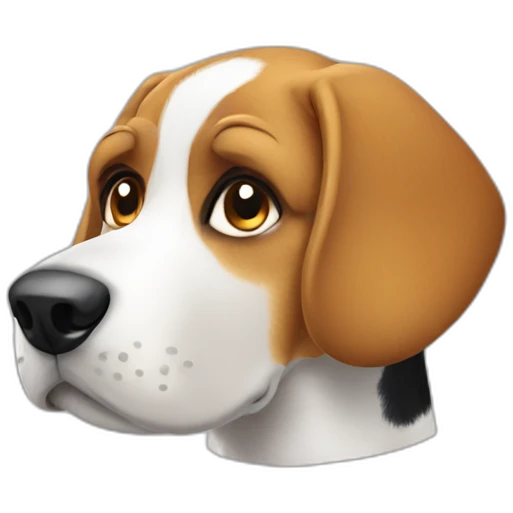 funy Beagle Dog emoji
