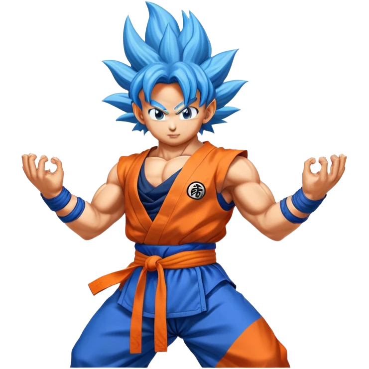 Goku with shiva emoji