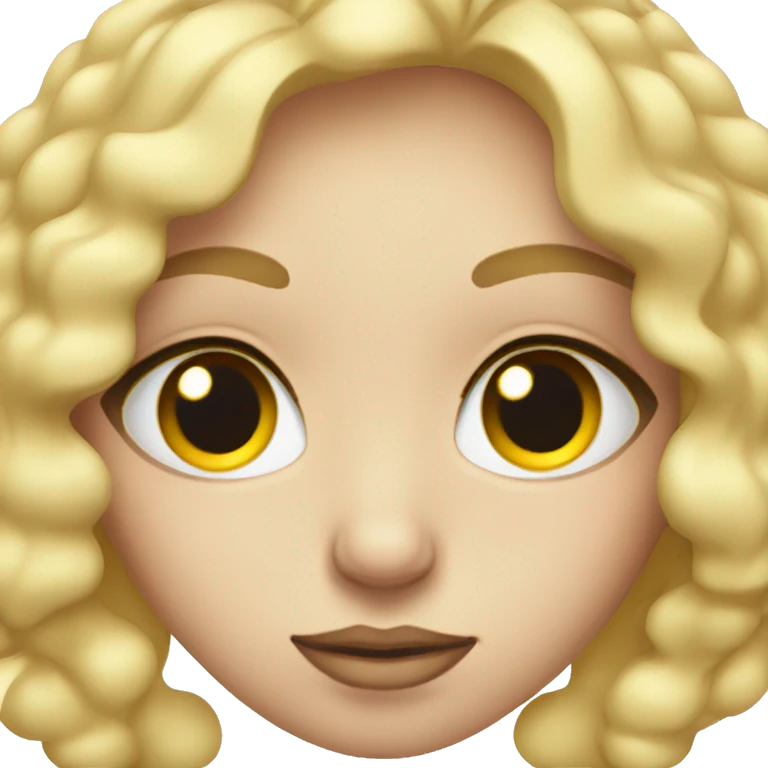 Blonde girl with long eyelashes closed eyes with eye pads under her eyes laying down emoji