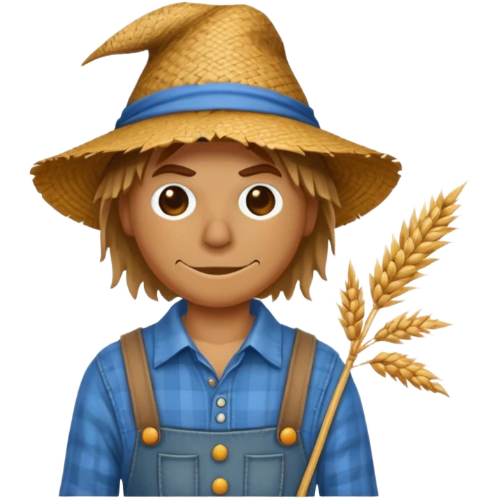 scarecrow blue shirt emoji