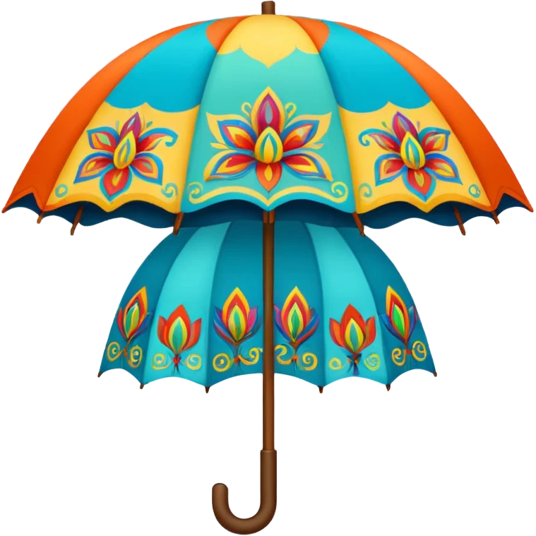 sombrinha de frevo pernambucano emoji