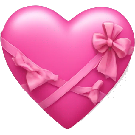 pink heart with bows emoji