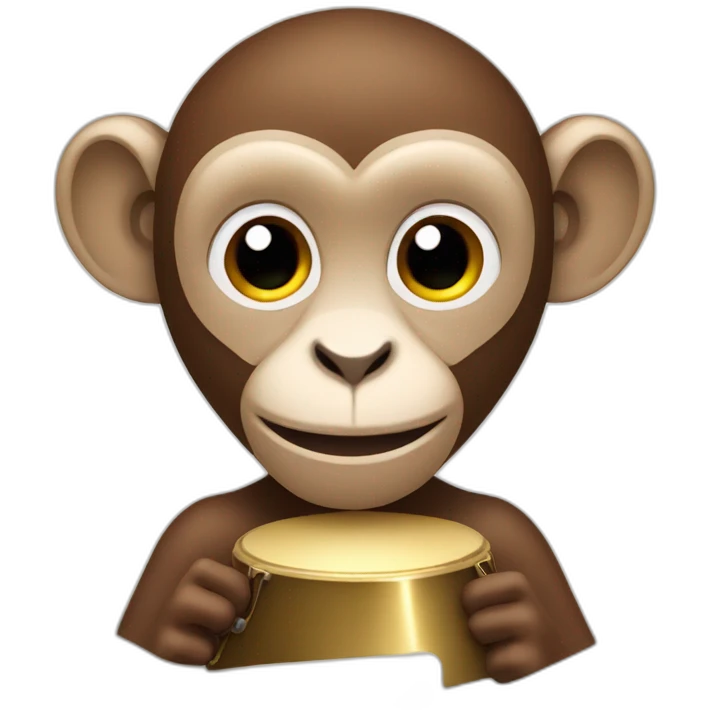monkey using cymbals emoji