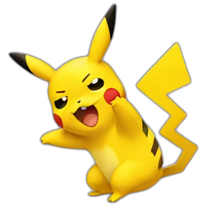 pikachu fainting emoji