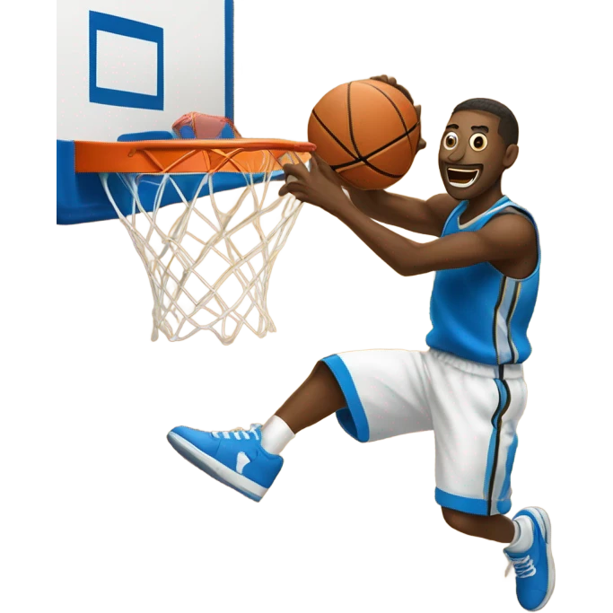 Me dunking a basketball  emoji