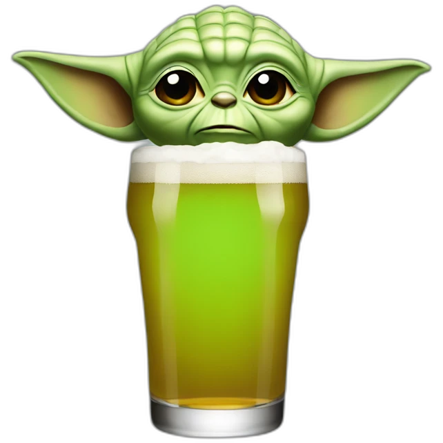 Yoda beer emoji