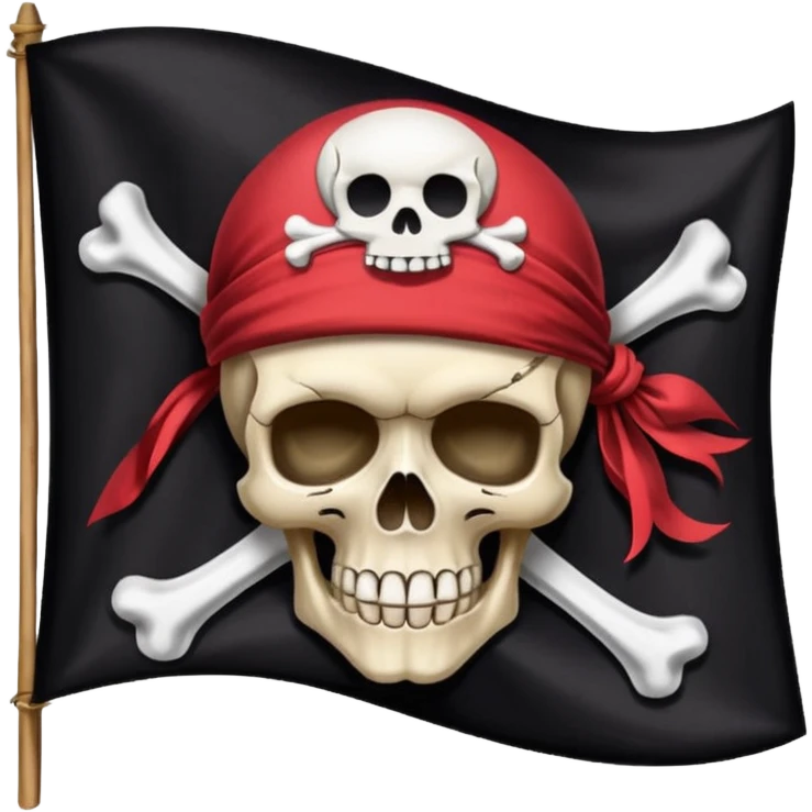 Straw hat crew pirate flag emoji