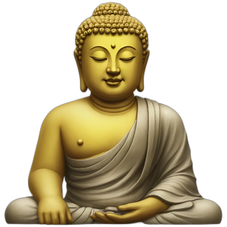 buddha statue photo realistic emoji