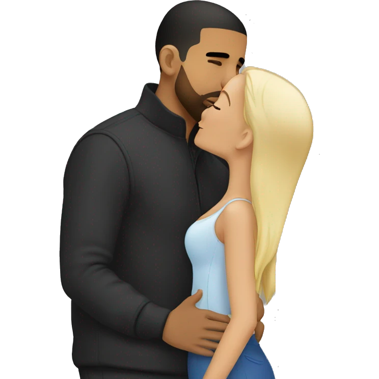 drake kissing emoji