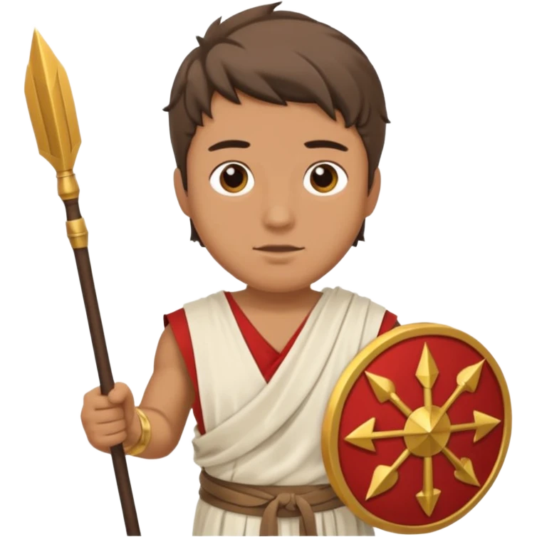 man with eros clothes and arrows emoji