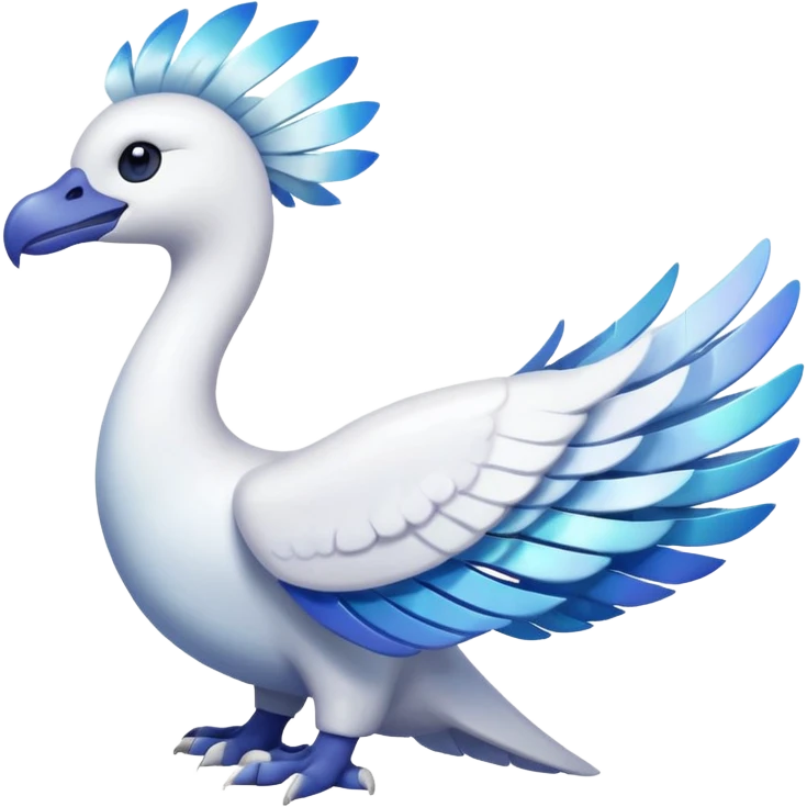 Pokemon red and green legendary Lugia emoji