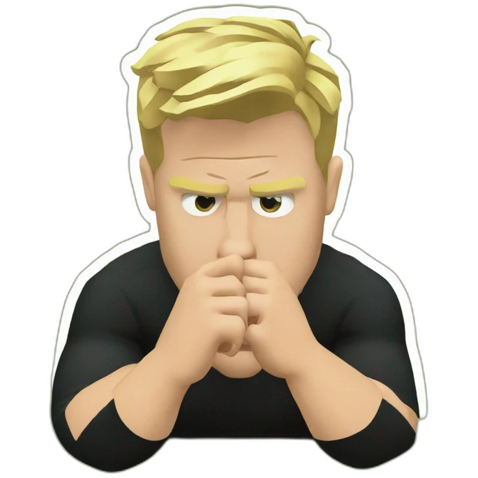 Eddie Howe biting nails emoji
