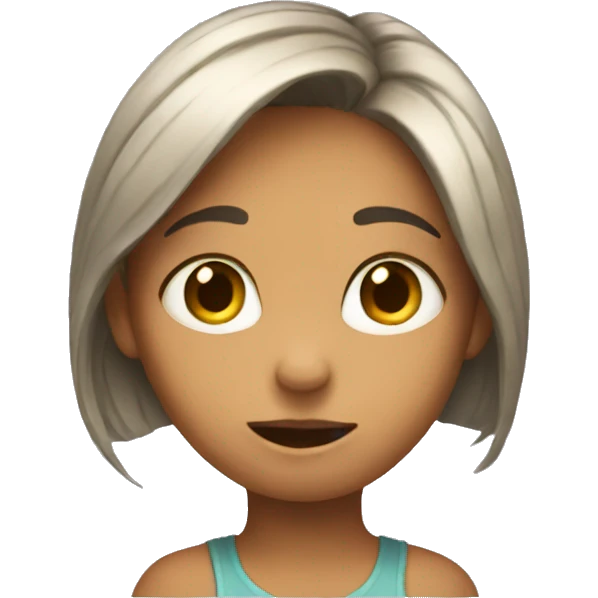 shy girl emoji